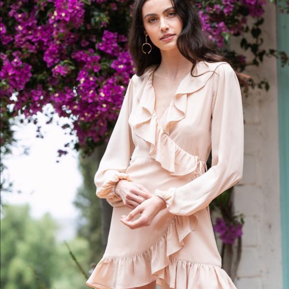 Land the label dress, worn once.